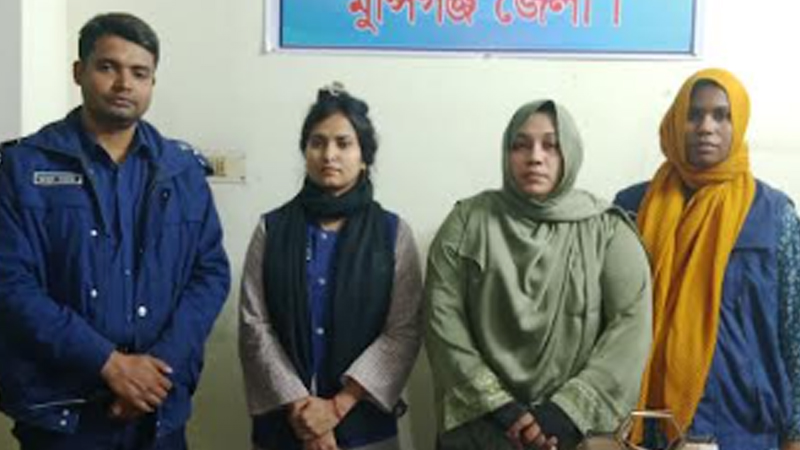 যুক্তরাষ্ট্রের তৈরি অত্যাধুনিক পিস্তল মুন্সিগঞ্জে বিক্রি করতে এসে নারী আটক